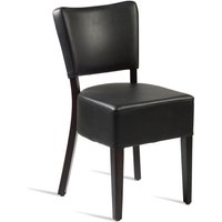 netfurniture Bugel Side Chair - Wenge - Black