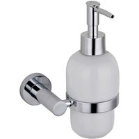 Nes Home Wall Mounted Soap Dispenser in Silver