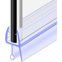 Nes Home Bath Shower Door Rubber Seal Strip For 6mm Glass Seals Gaps Up To 18 mm in Clear