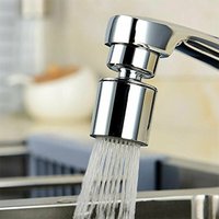 Nes Home Tap Aerator Swivel End Diffuser Adapter Female Thread in Silver
