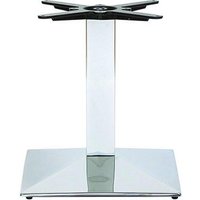 netfurniture Nuton Square Base Coffee Table Base in Silver