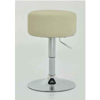 netfurniture Low Bar Stool Height Adjustable in Cream