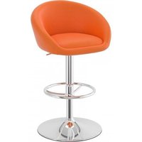netfurniture Tuscany Orange Bar Stool Height Adjustable