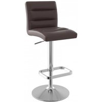 netfurniture Swank Adjustable Bar Stool in Brown