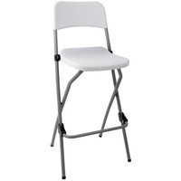 netfurniture Pair of Sparrow Folding Bar Stools in White