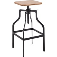 netfurniture Seal Bar Stool Black in Light Brown