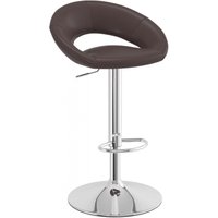 netfurniture Serene Breakfast Bar Stool Height Adjustable in Brown