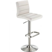 netfurniture Swank Adjustable Bar Stool White