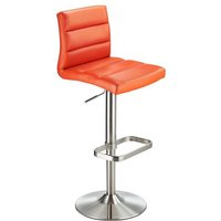 netfurniture Swank Adjustable Bar Stool Orange