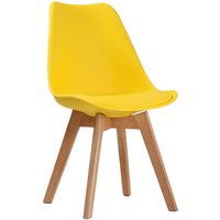 netfurniture Lovet Chair Yellow (Pack Of 2)