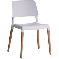 netfurniture Rovert Chair White (Pack Of 2)