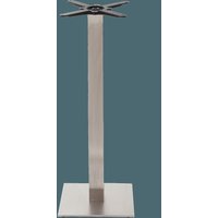 netfurniture Square stainless steel table base - Medium 1050 mm in Silver