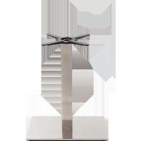 netfurniture Rectangular S/Steel Table Base - Single - Height - 730 mm in Silver