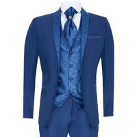 4 Piece Tailored Wedding Suit 36R