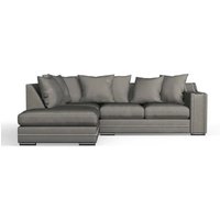 Snugg Furniture UK Limited (Left Hand) Robin Studed Corner Sofa in Grey