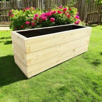 Buttercup Farm Suffolk Planter - Wood - L60 x W40 x H45 cm in Brown