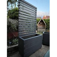 Buttercup Farm Suffolk Planter & Trellis (Choice of Colours) - L240 x W40 x H180 cm
