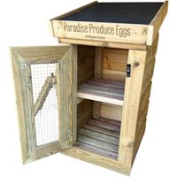 Buttercup Farm Roadside Selling Stand (with Door) - L45 x W50 x H80 cm in Brown