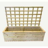 Churnet Valley Garden Furniture Ltd Multi Pack of 2 - Deluxe Extra Large Trough - Partially Assembled in Brown | Size: 2 Pack