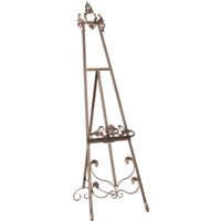 Glasstone Antiqued Gold Metal Easel 165cm