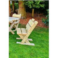 Churnet Valley Garden Furniture Ltd Ashcombe Chair - L65 x W49 x H90 cm in Brown