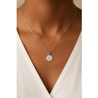 MUCHV Sterling Silver Butterfly Necklace - Women's Jewellery | Size: 18 inches