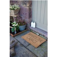 Artsy Mats What's The Craic Doormat - Regular 60x40cm in Black | Size: 40 cm x 60 cm