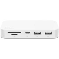 Belkin 6-in-1 USB Type C Multiport Hub with Mount INC011BTWH White