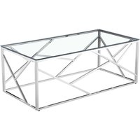 Native Home & Lifestyle Geometric Silver Coffee Table