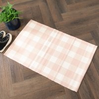 Artsy Mats Beige Check Bottom Layer Mat | Size: 60 cm x 90 cm