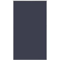 Berkfield Home Roller Blind Blackout Marine 135x230 cm Fabric Width 131.6 cm Polyester in Blue