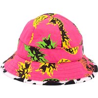 Little Hotdog Watson Pineapple Punch Pioneer Floppy Sun Hat in Pink | Size: 12-18 m