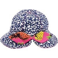 Little Hotdog Watson Globetrotter Sun Hat in Blue | Size: 6-12 m
