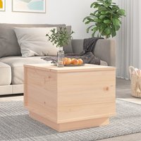 Berkfield Home Coffee Table 40x50x35 cm Solid Wood Pine in Brown | Size: 40 x 50 x 35 cm