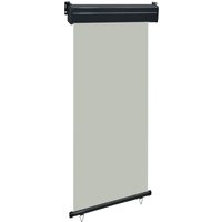 Berkfield Home Balcony Side Awning 105x250 cm Grey