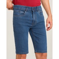 Brian Oak London Men's Blue Smart Fit Denim Shorts | Size: 40