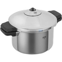 Kuhn Rikon Duromatic Inox Pressure Cooker with Side Grips, 22cm/5L in Silver