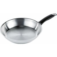 Kuhn Rikon Silver Star Uncoated Stainless Steel Induction Safe Frying Pan with Waffle Base, 20cm
