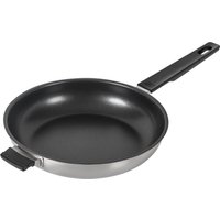 Kuhn Rikon Smart & Compact Stainless Steel Non-Stick Induction Frying Pan, 28cm in Silver