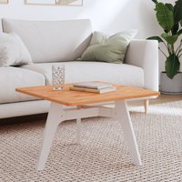 Berkfield Home Table Top 60x60x1.5 cm Square Solid Wood Beech in Brown