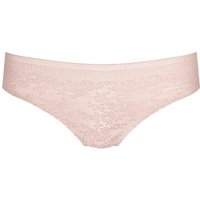 Sloggi Women's Zero Lace Hipstring Thong in Pink | Size: 14