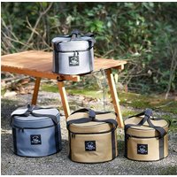 Leaper Insulated & Shockproof Outdoor Cookware Storage Bag in Khaki | Size: Medium