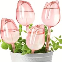 Leaper Pack of 4 Tulip Automatic Watering Device in Pink