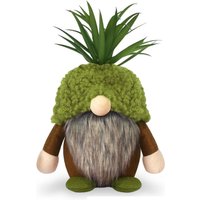 Obasyhig Rudolph Succulent Figurine Christmas Decoration in Green