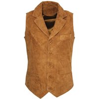 Classic Smooth Goat Suede Waistcoat Exeter