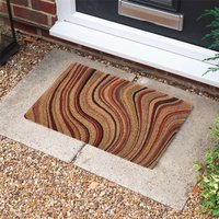 Nicoman Spaghetti Door Mat Dirt-Trapper 75 x 44cm - Multi Colour Candy | Size: 44 cm x 70 cm