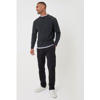 Drill Cotton Cargo Trousers Stretch 32R