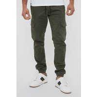 Belfast Cotton Jogger Style Cargo Trousers Stretch