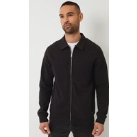 Zip Through Pique Shacket