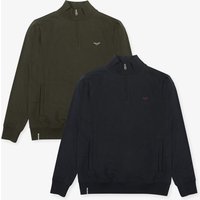 2 Pack Quarter Zip Neck Sweatshirts